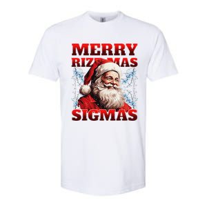 Merry Rizz Mas Sigmas Gen Alpha Middle School Christmas Softstyle CVC T-Shirt