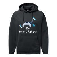 Manta Ray My Spirit Animal Stingray Manta Sea Rays Lovers TShirt Performance Fleece Hoodie