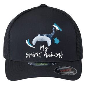 Manta Ray My Spirit Animal Stingray Manta Sea Rays Lovers TShirt Flexfit Unipanel Trucker Cap