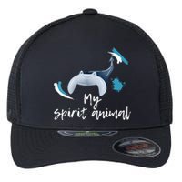 Manta Ray My Spirit Animal Stingray Manta Sea Rays Lovers TShirt Flexfit Unipanel Trucker Cap