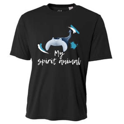 Manta Ray My Spirit Animal Stingray Manta Sea Rays Lovers TShirt Cooling Performance Crew T-Shirt