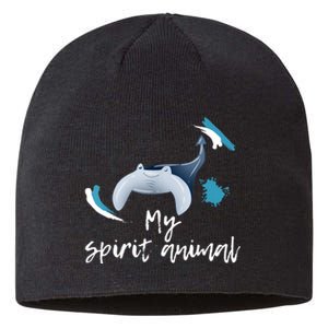 Manta Ray My Spirit Animal Stingray Manta Sea Rays Lovers TShirt Sustainable Beanie