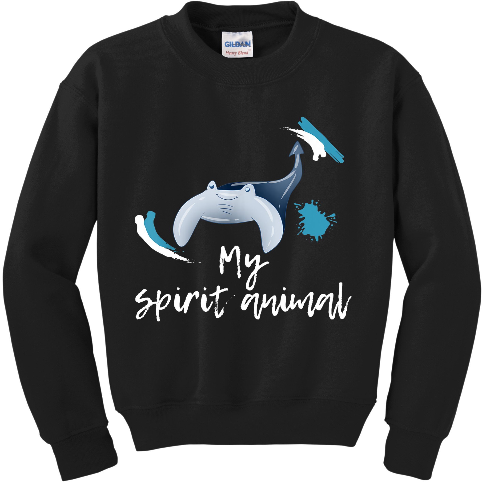 Manta Ray My Spirit Animal Stingray Manta Sea Rays Lovers TShirt Kids Sweatshirt