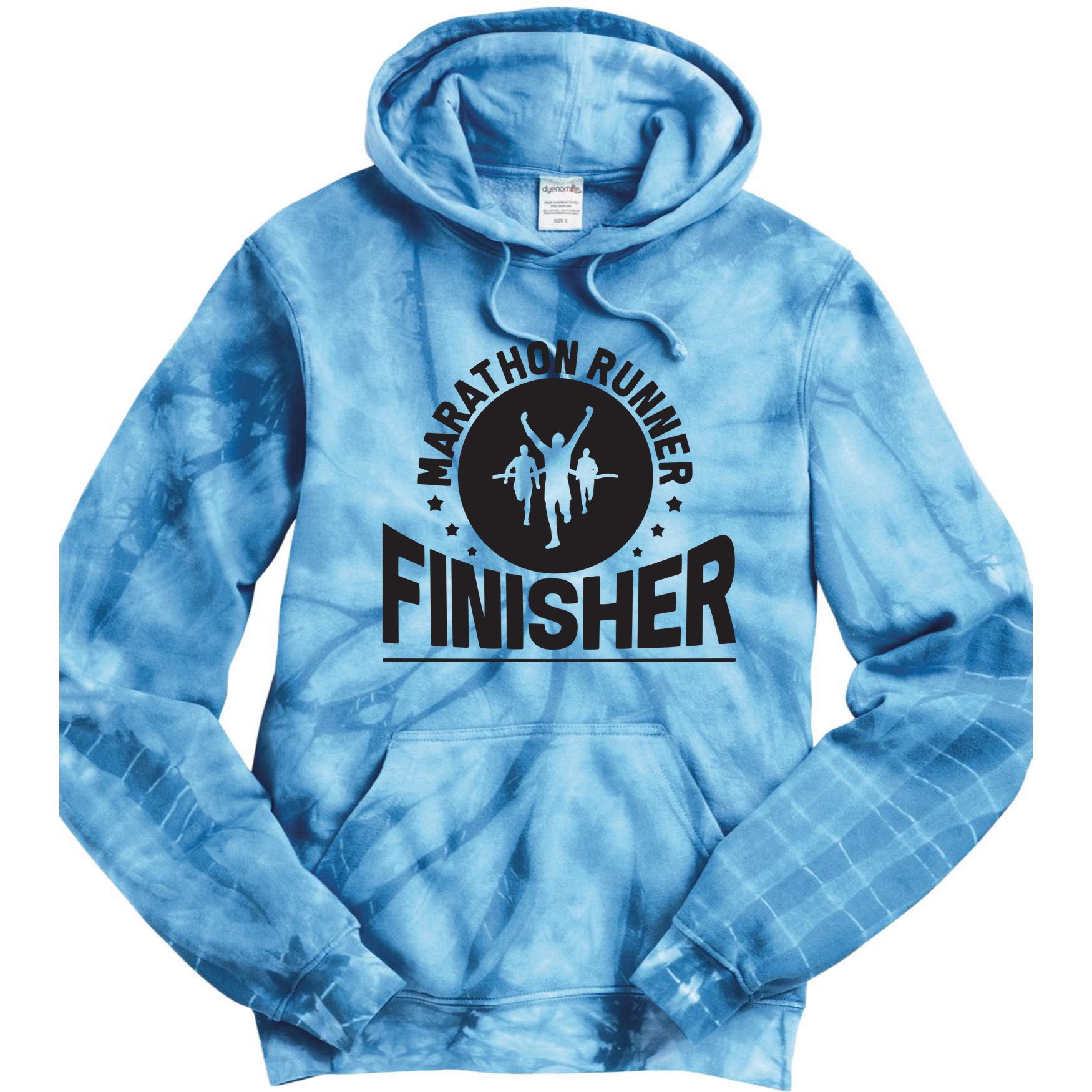 Marathon Runner Marathon Finisher Marathon Marathoners Hoodie Tie Dye Hoodie