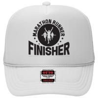 Marathon Runner Marathon Finisher Marathon Marathoners Hoodie High Crown Mesh Back Trucker Hat