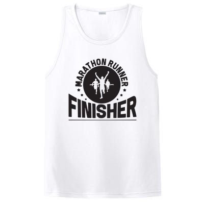 Marathon Runner Marathon Finisher Marathon Marathoners Hoodie PosiCharge Competitor Tank