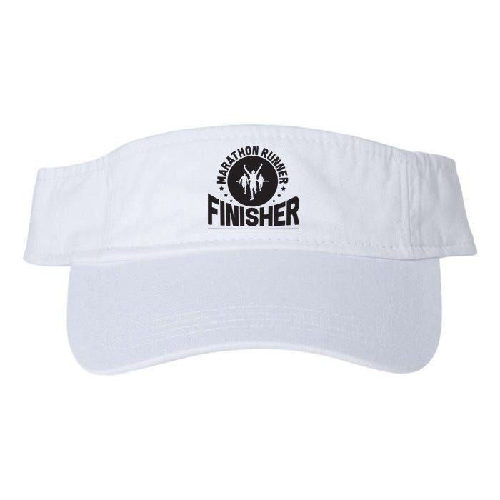 Marathon Runner Marathon Finisher Marathon Marathoners Hoodie Valucap Bio-Washed Visor