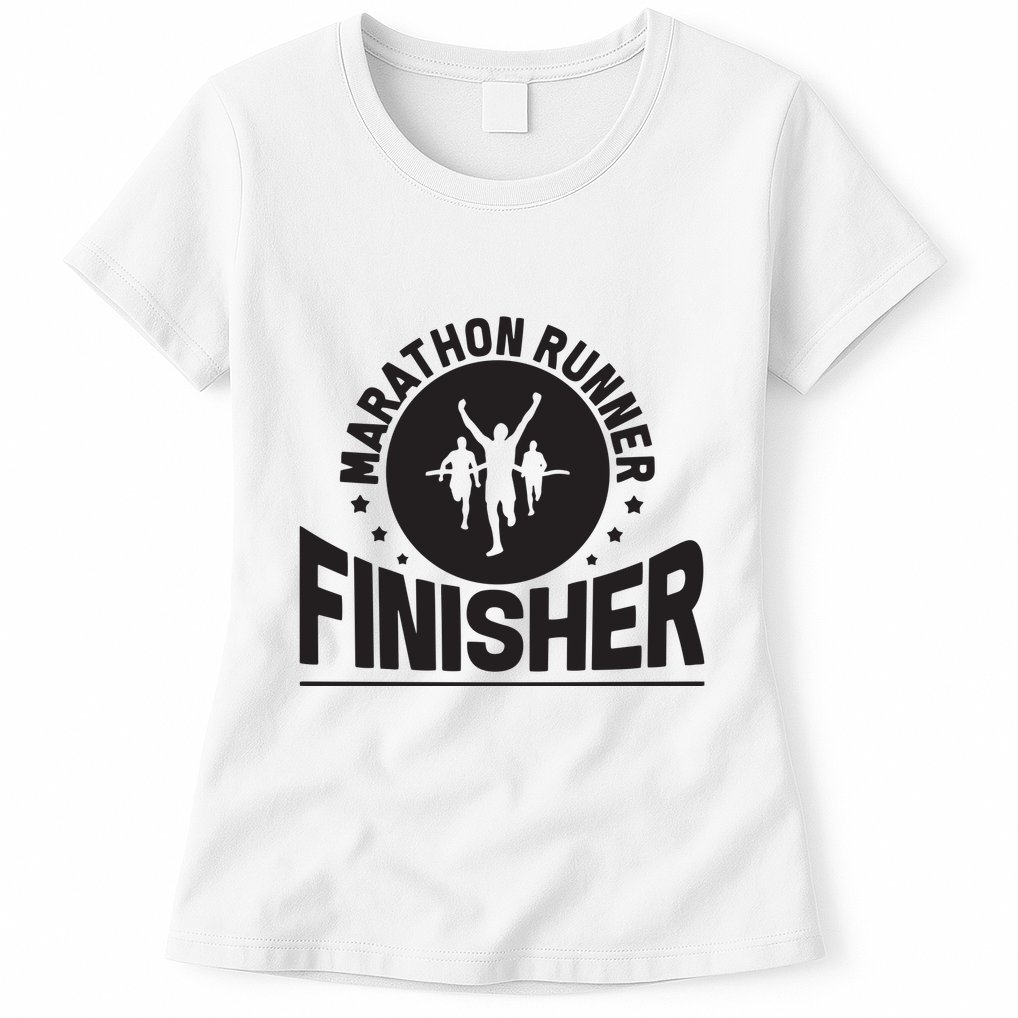 Marathon Runner Marathon Finisher Marathon Marathoners Hoodie Womens T-Shirt