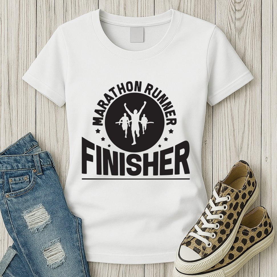 Marathon Runner Marathon Finisher Marathon Marathoners Hoodie Womens T-Shirt