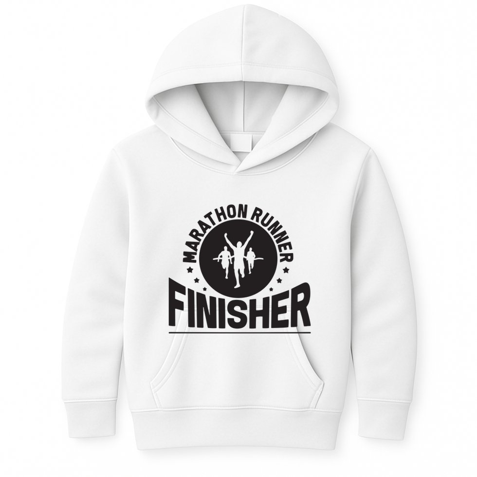 Marathon Runner Marathon Finisher Marathon Marathoners Hoodie Kids Hoodie