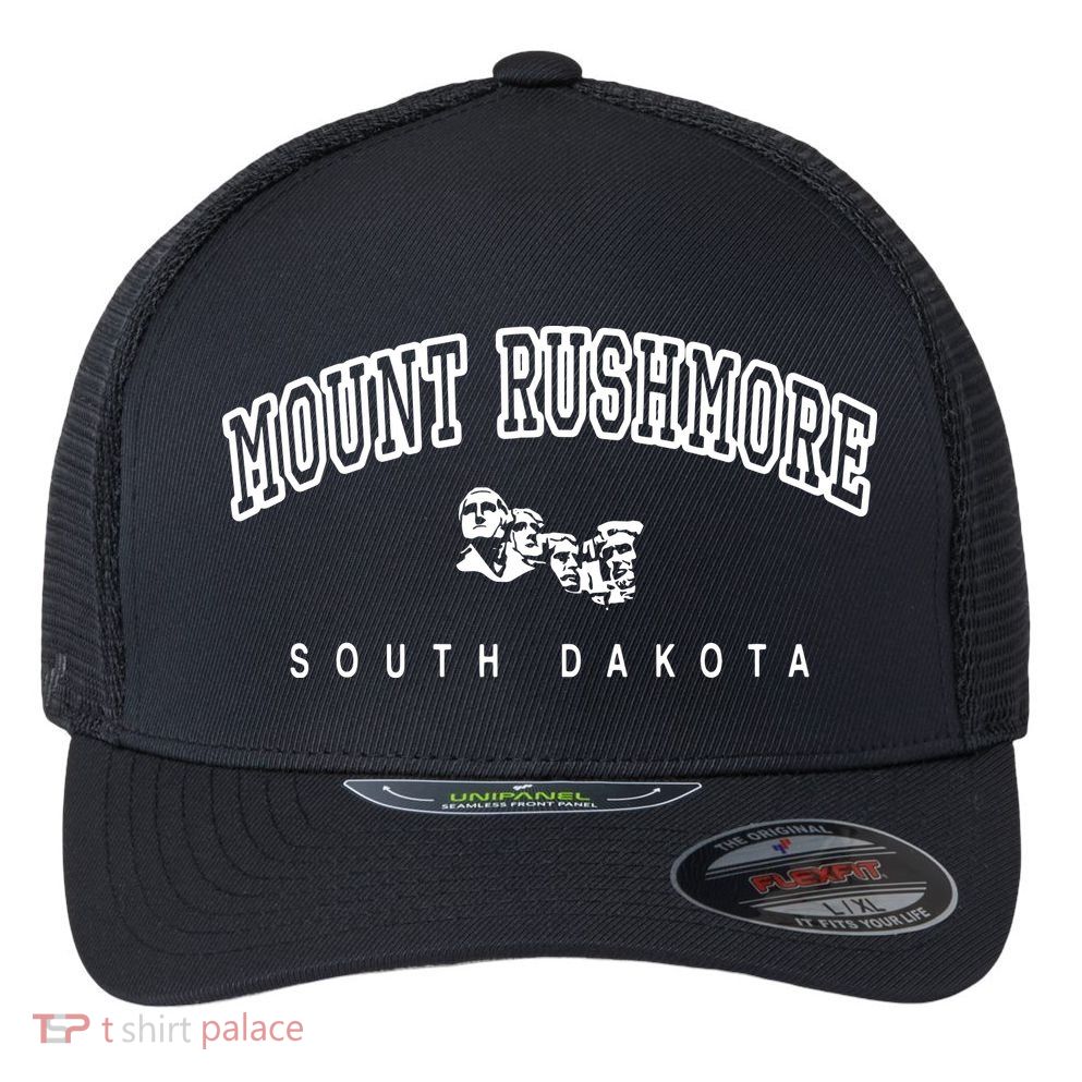Mount Rushmore National Memorial South Dakota Usa Flexfit Unipanel Trucker Cap