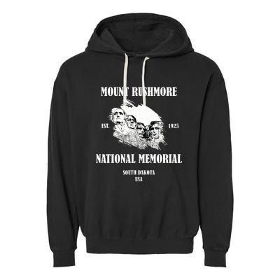 Mount Rushmore National Memorialsouth Dakota United States Of America Garment-Dyed Fleece Hoodie