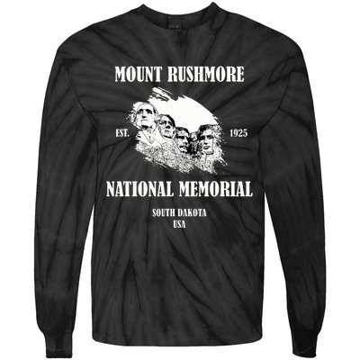 Mount Rushmore National Memorialsouth Dakota United States Of America Tie-Dye Long Sleeve Shirt