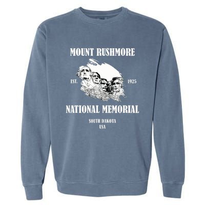 Mount Rushmore National Memorialsouth Dakota United States Of America Garment-Dyed Sweatshirt