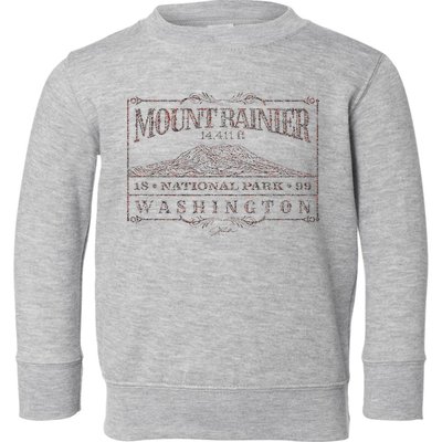 Mount Rainier National Park Toddler Sweatshirt