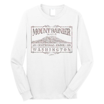 Mount Rainier National Park Long Sleeve Shirt