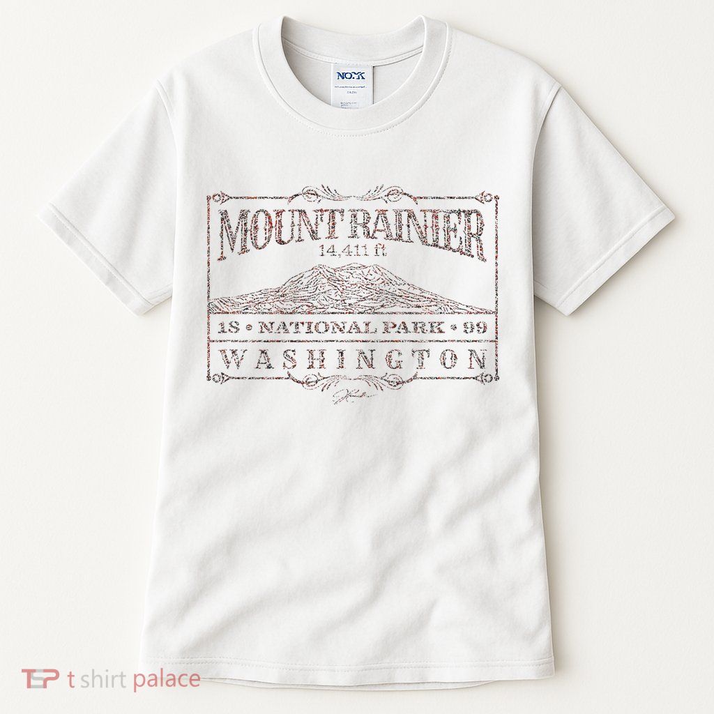 Mount Rainier National Park Tall T-Shirt