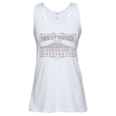 Mount Rainier National Park Ladies Essential Flowy Tank