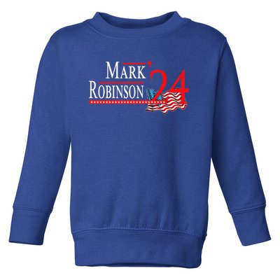 Mark Robinson North Carolina For Governor Election 2024 Toddler Sweatshirt