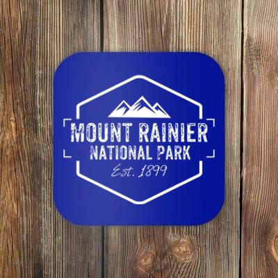 Mount Rainier National Park Gift Cascade Mountains Coaster