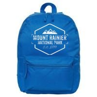 Mount Rainier National Park Gift Cascade Mountains 16 in Basic Backpack