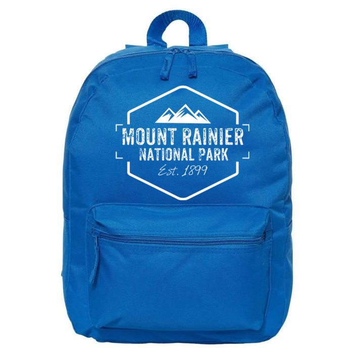 Mount Rainier National Park Gift Cascade Mountains 16 in Basic Backpack