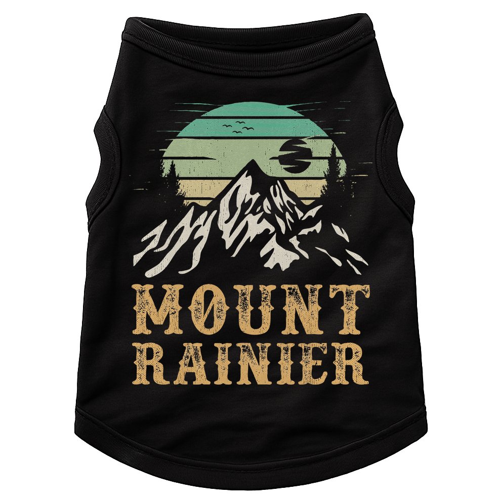 Mount Rainier National Park Merchandise Hiking Mt Rainier Doggie Tank