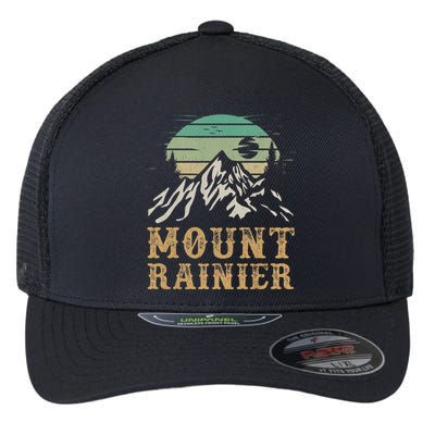 Mount Rainier National Park Merchandise Hiking Mt Rainier Flexfit Unipanel Trucker Cap