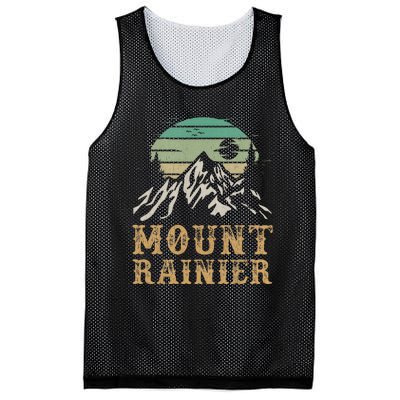 Mount Rainier National Park Merchandise Hiking Mt Rainier Mesh Reversible Basketball Jersey Tank