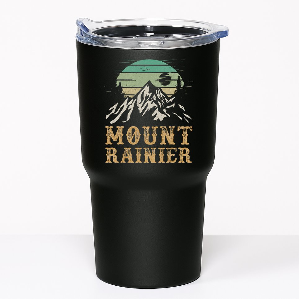 Mount Rainier National Park Merchandise Hiking Mt Rainier Tumbler