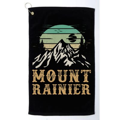 Mount Rainier National Park Merchandise Hiking Mt Rainier Golf Towel
