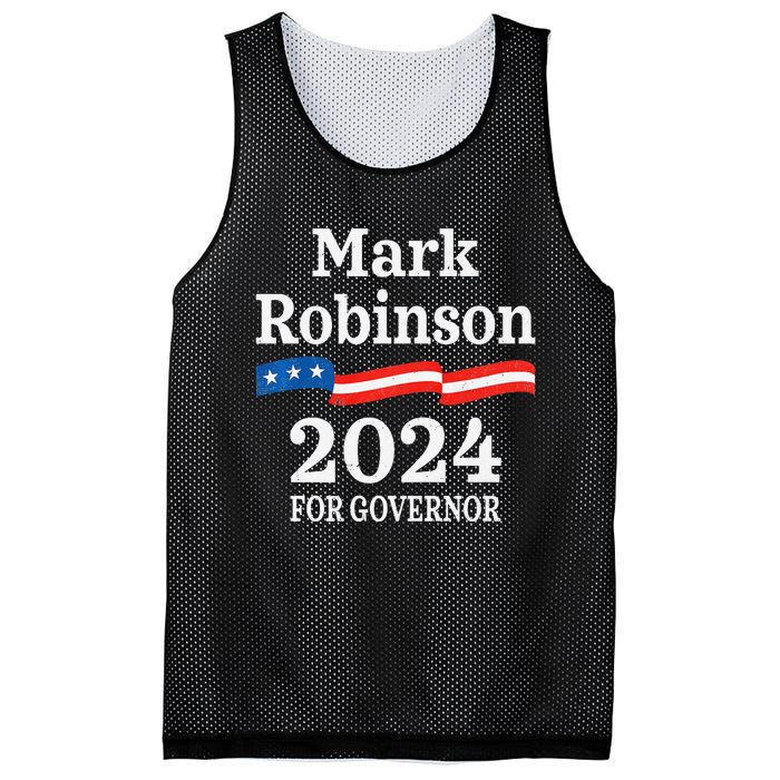 Mark Robinson North Carolina For Governor Election 2024 Mesh Reversible Basketball Jersey Tank