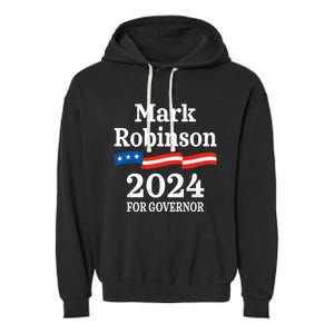 Mark Robinson North Carolina For Governor Election 2024 NC Premium Garment-Dyed Fleece Hoodie