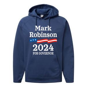 Mark Robinson North Carolina For Governor Election 2024 NC Premium Performance Fleece Hoodie