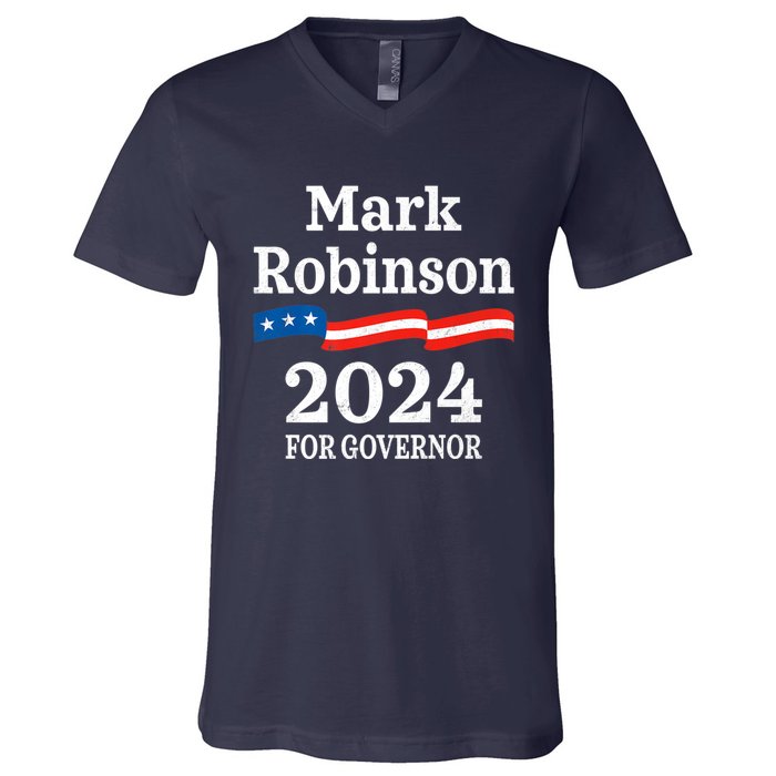 Mark Robinson North Carolina For Governor Election 2024 NC Premium V-Neck T-Shirt