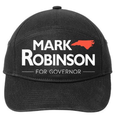 Mark Robinson North Carolina For Governor Election 2024 NC 7-Panel Snapback Hat