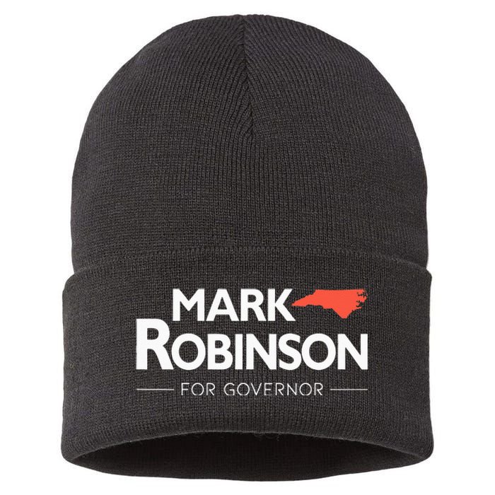 Mark Robinson North Carolina For Governor Election 2024 NC Sustainable Knit Beanie