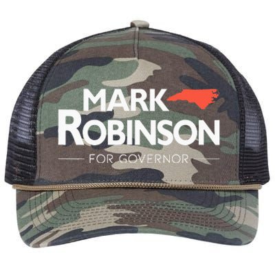 Mark Robinson North Carolina For Governor Election 2024 NC Retro Rope Trucker Hat Cap