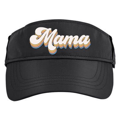 Mama Retro New Mom Funny Gift Adult Drive Performance Visor
