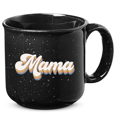 Mama Retro New Mom Funny Gift 15oz Campfire Ceramic Mug