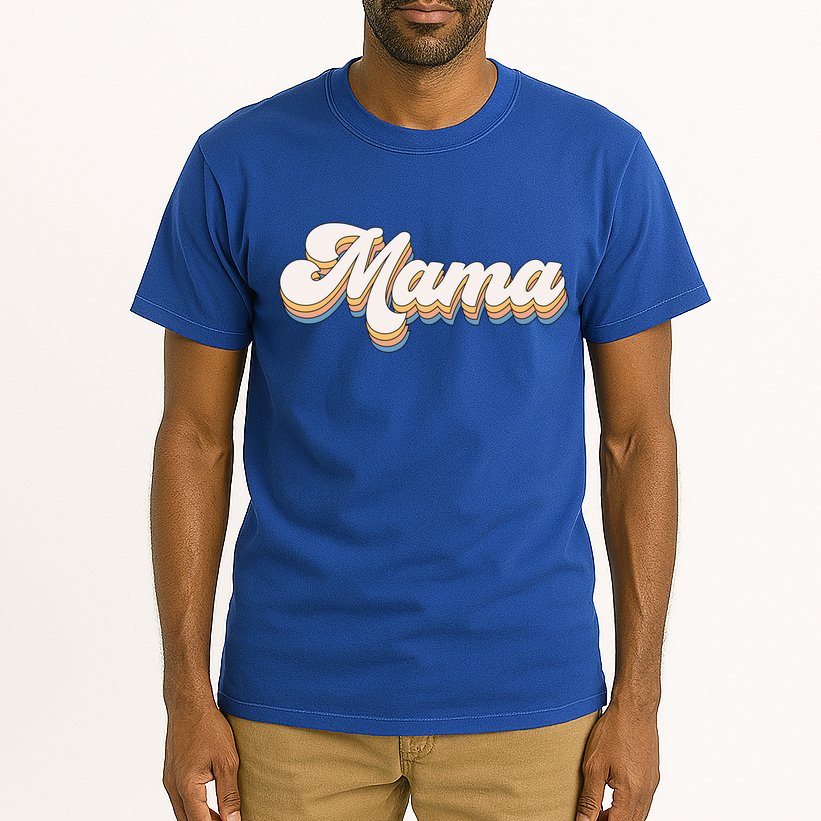 Mama Retro New Mom Funny Gift Tall T-Shirt