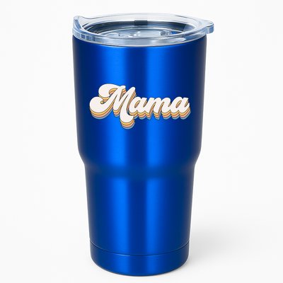 Mama Retro New Mom Funny Gift Tumbler