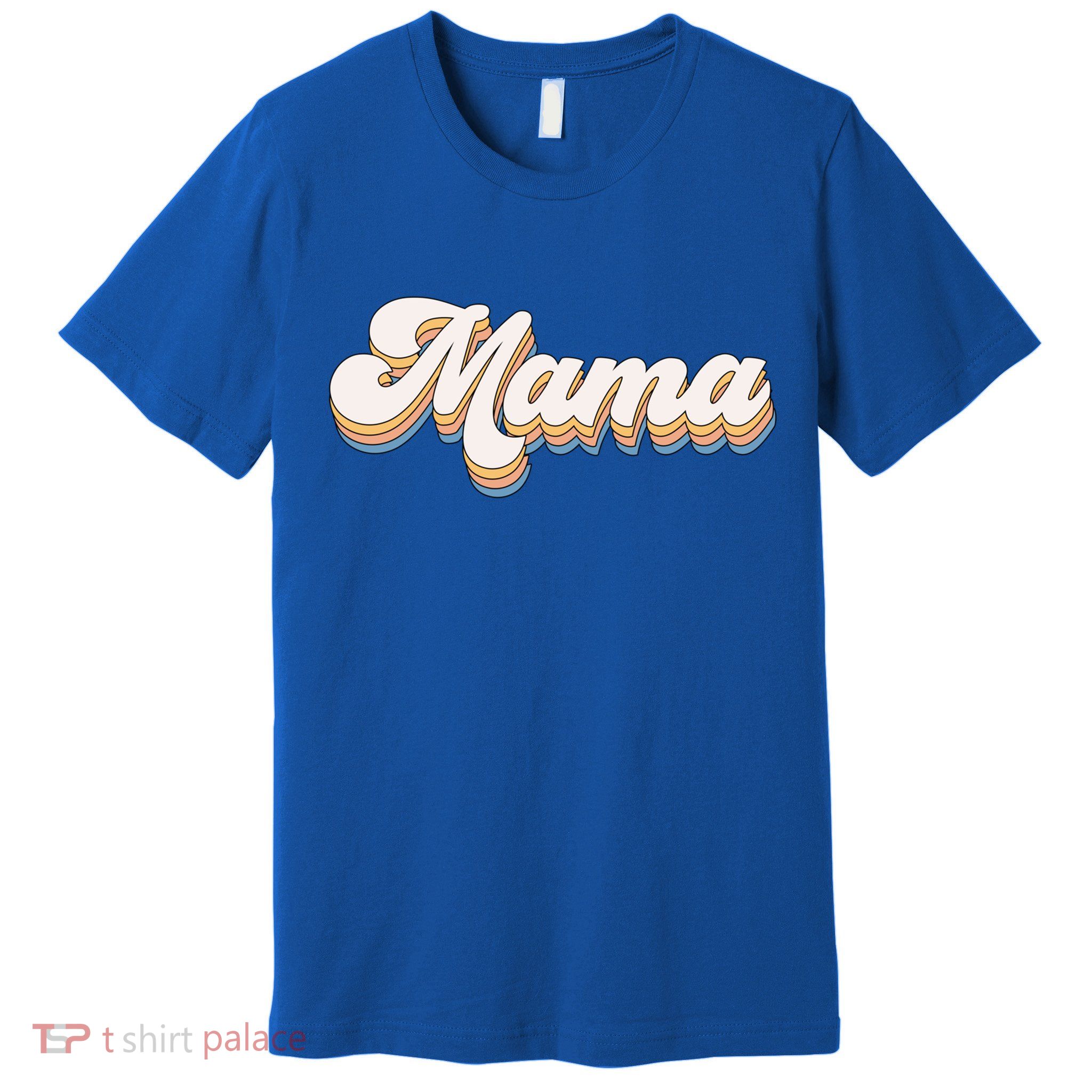 Mama Retro New Mom Funny Gift Premium T-Shirt