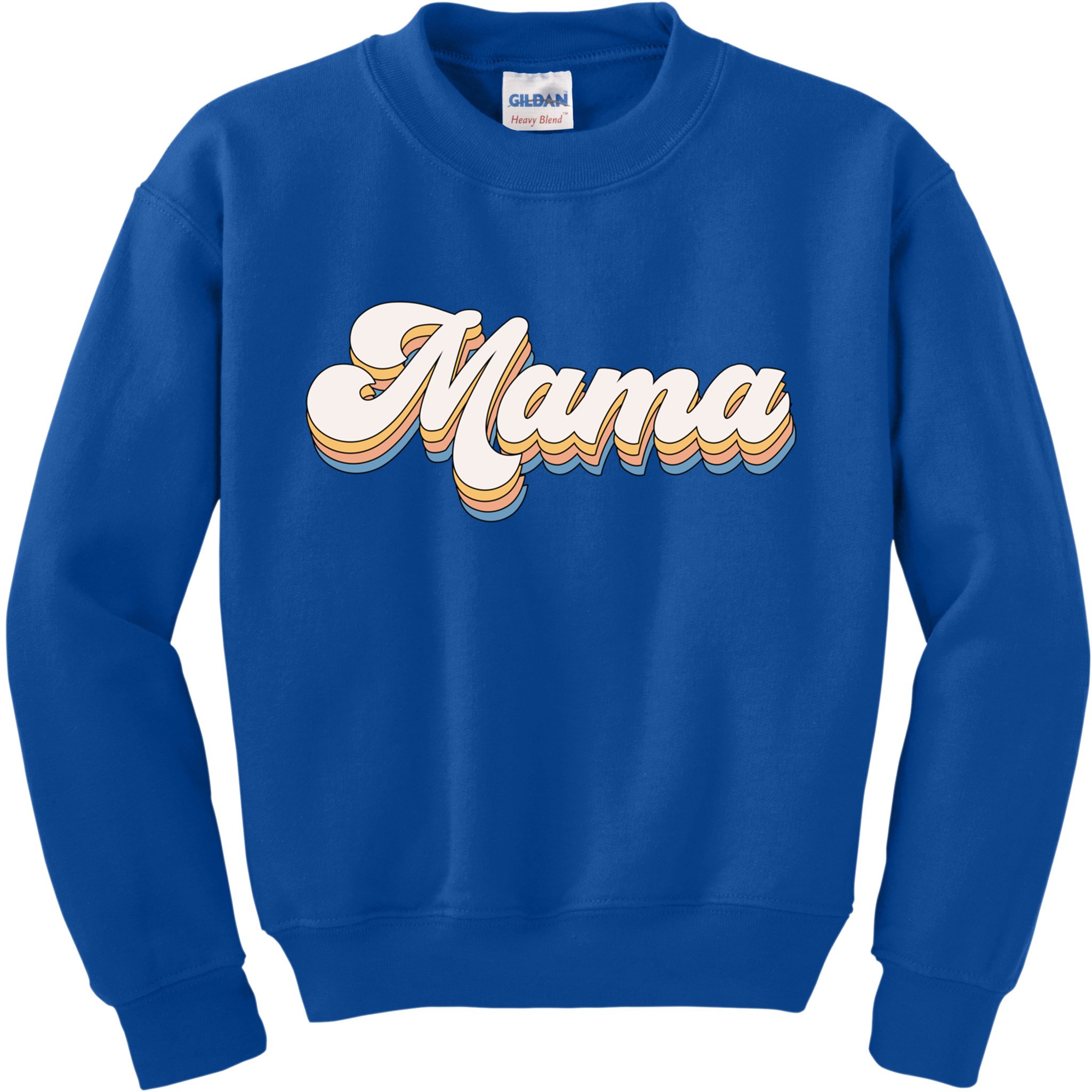Mama Retro New Mom Funny Gift Kids Sweatshirt