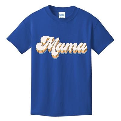 Mama Retro New Mom Funny Gift Kids T-Shirt