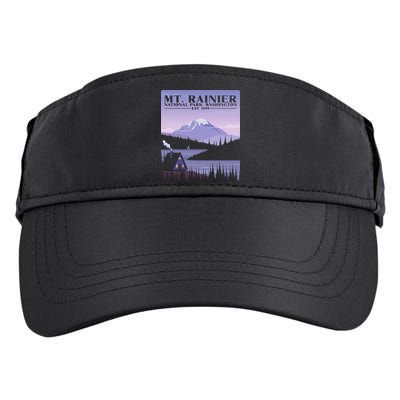 MT. Rainier National Park Hiking Vacation Adult Drive Performance Visor