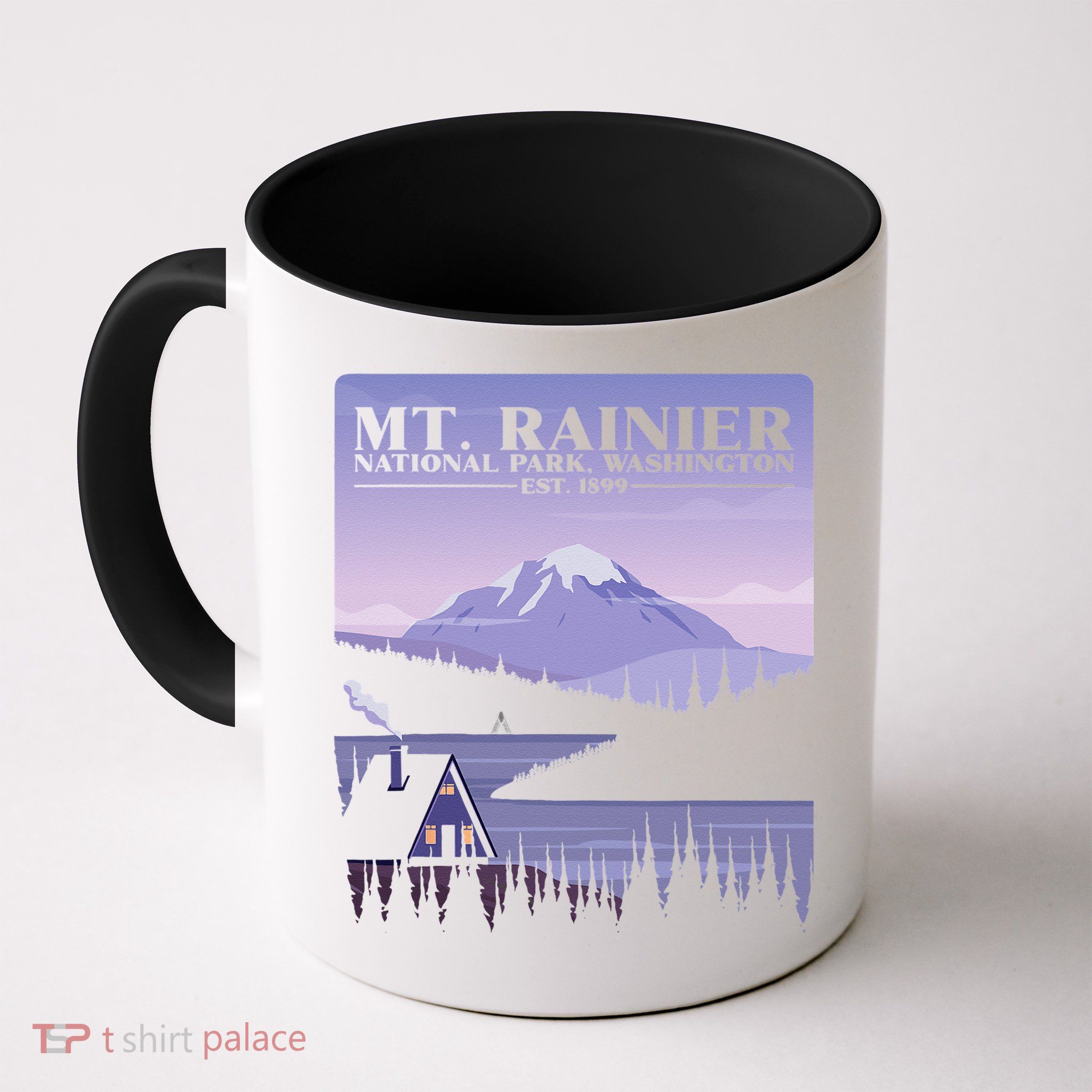 MT. Rainier National Park Hiking Vacation Mug