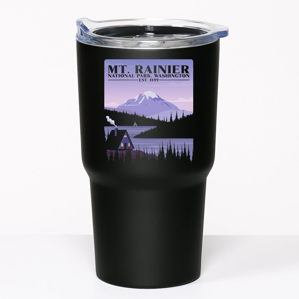 MT. Rainier National Park Hiking Vacation Tumbler