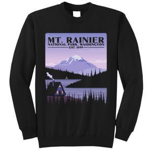 MT. Rainier National Park Hiking Vacation Tall Sweatshirt