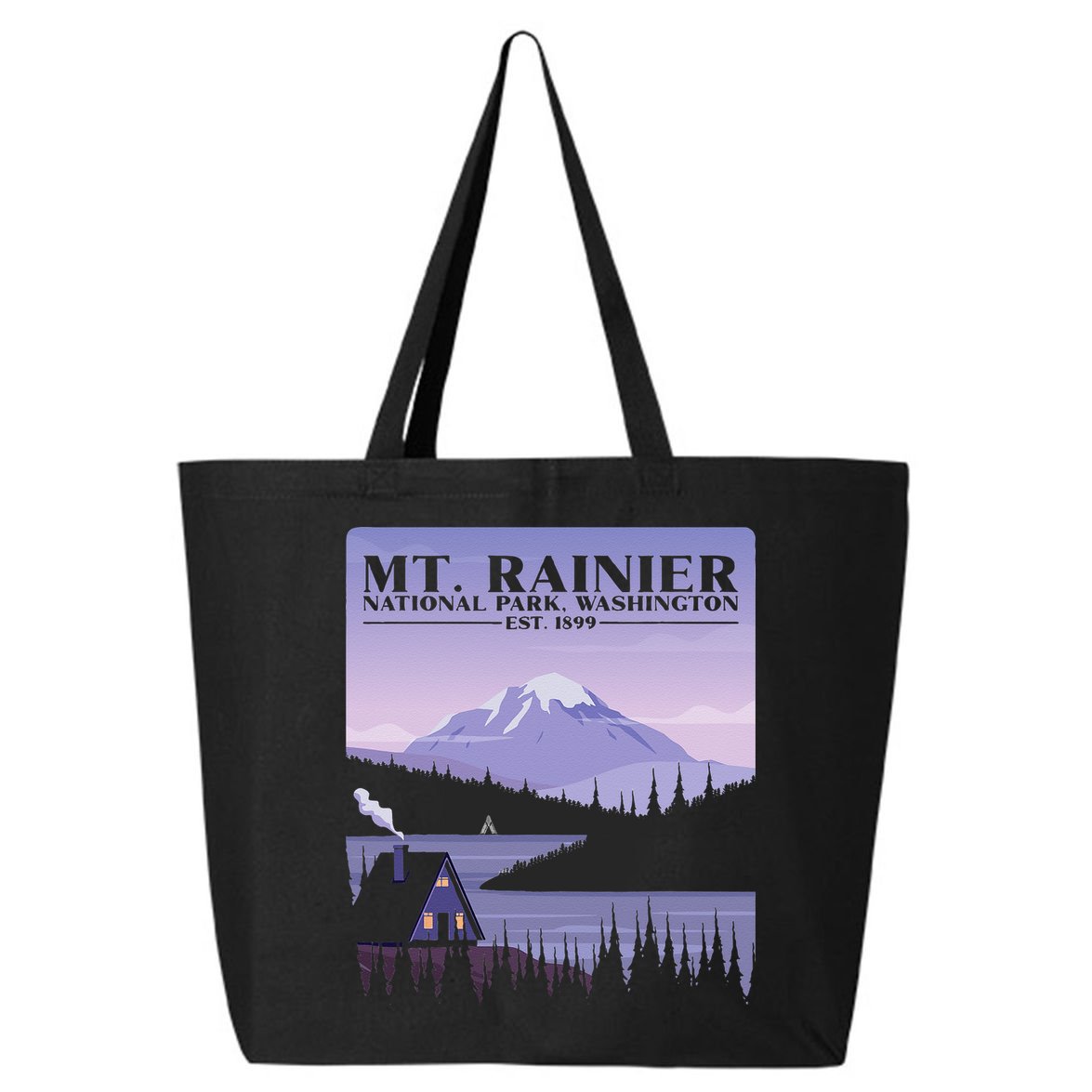 MT. Rainier National Park Hiking Vacation 25L Jumbo Tote